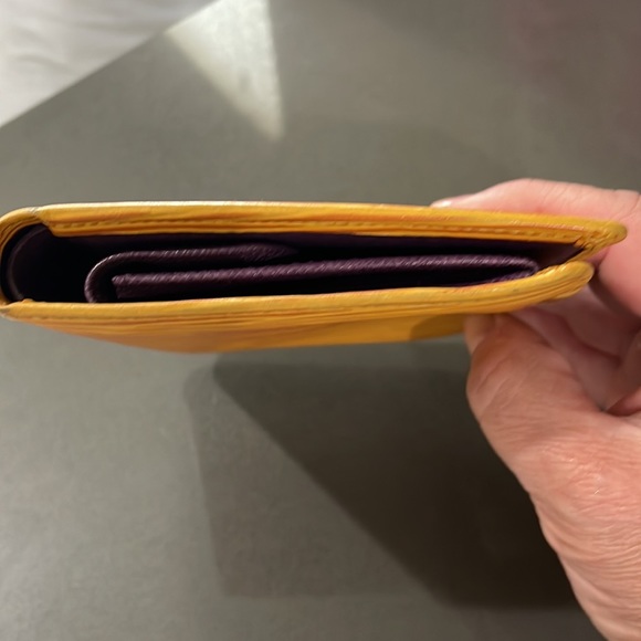 Louis Vuitton Epi Yellow Wallet - Picture 9 of 10